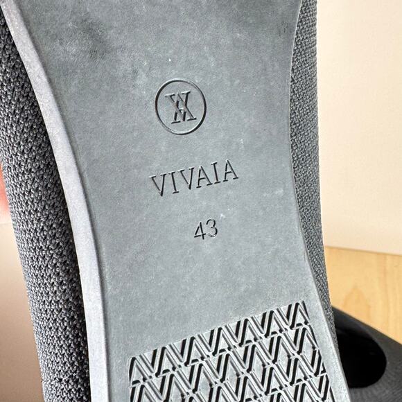 Vivaia Pointed-Toe Ballet Flats (Aria 5°) size 43 Black Washable - Picture 4 of 7